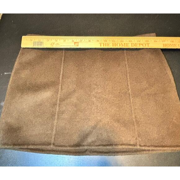 LPA Brown Wool Blend Mini Skirt Size M Soft Fall Winter Neutral Chic - Picture 6 of 10